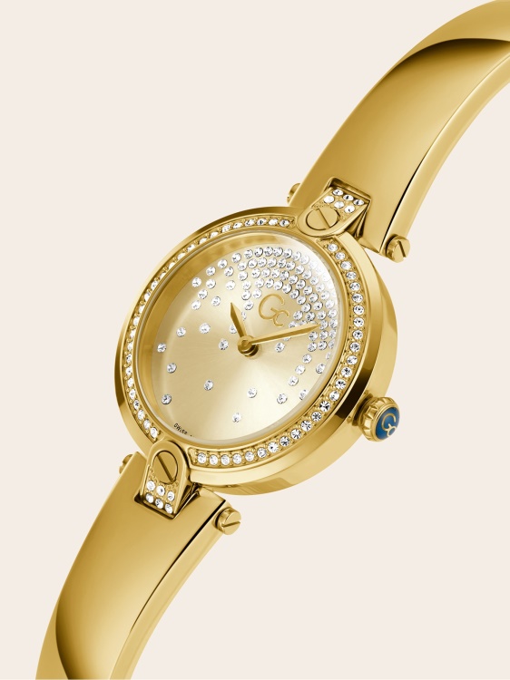 Gc стоманен аналогов часовник Guess Gold