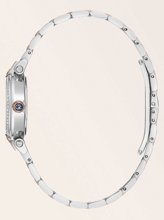 розово злато Gc Kristal аналогов часовник Guess