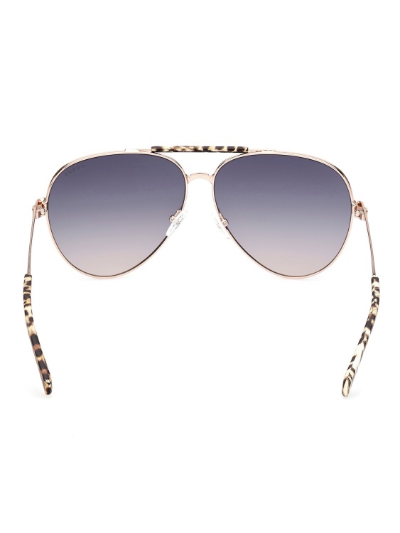 авиаторски слънчеви очила Guess розово злато