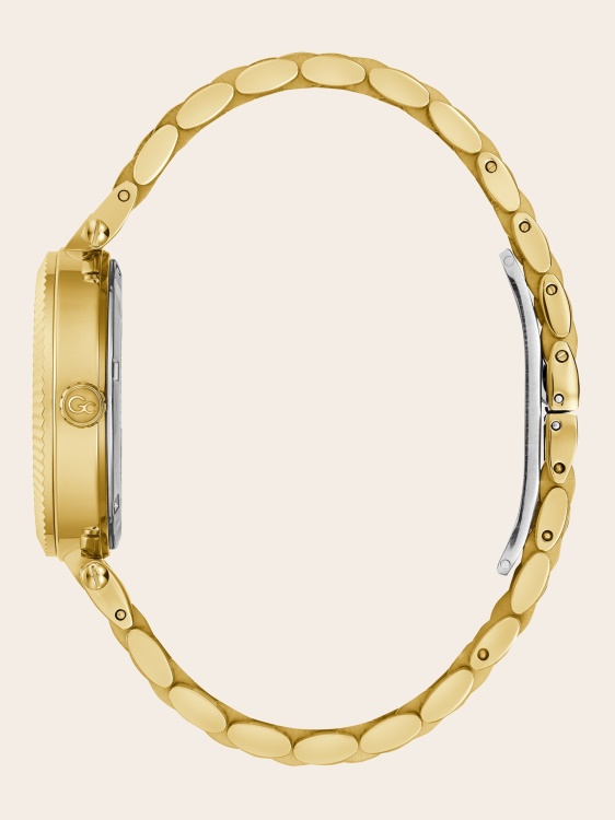 часовник Guess Gc кварцов календар от розово злато