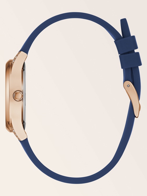 силиконов календар часовник сребърен Guess