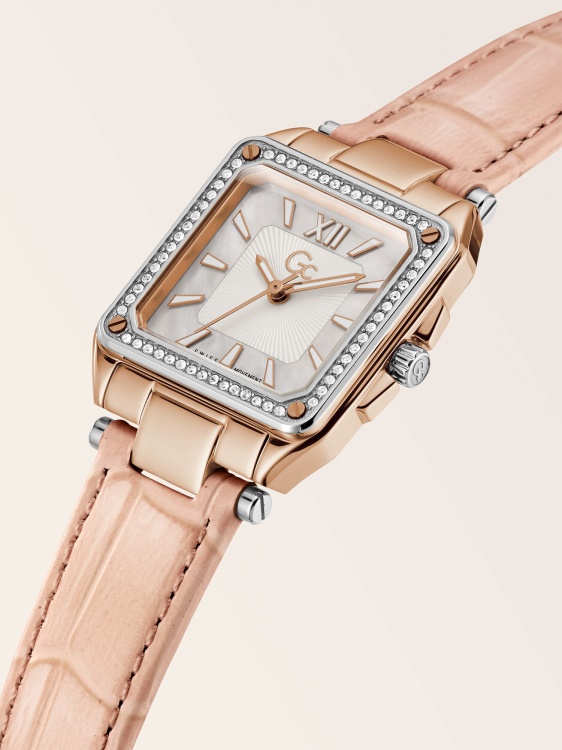 всеки Gc аналогов часовник розово злато Guess