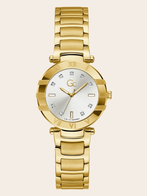 Gc кварцов аналогов часовник розово злато Guess