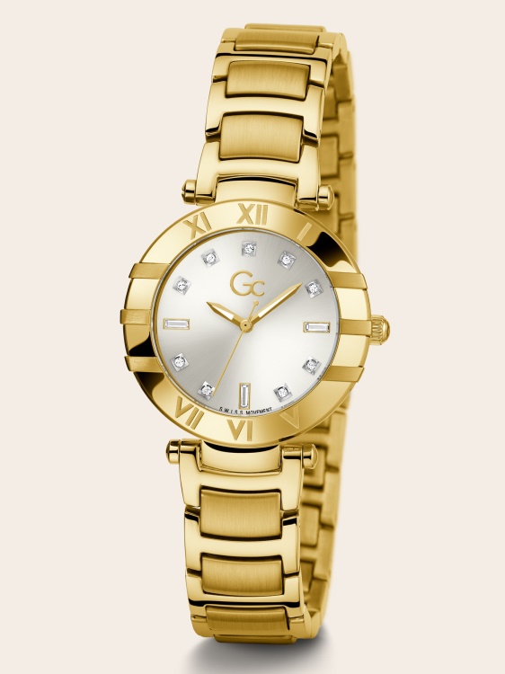 Gc кварцов аналогов часовник розово злато Guess