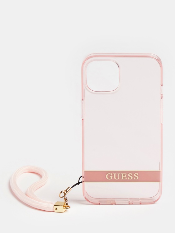 Guess Iphone 13 полупрозрачен капак розов
