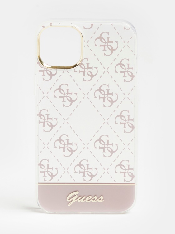 капак с лого на Iphone 14 Plus 4g Guess Pink