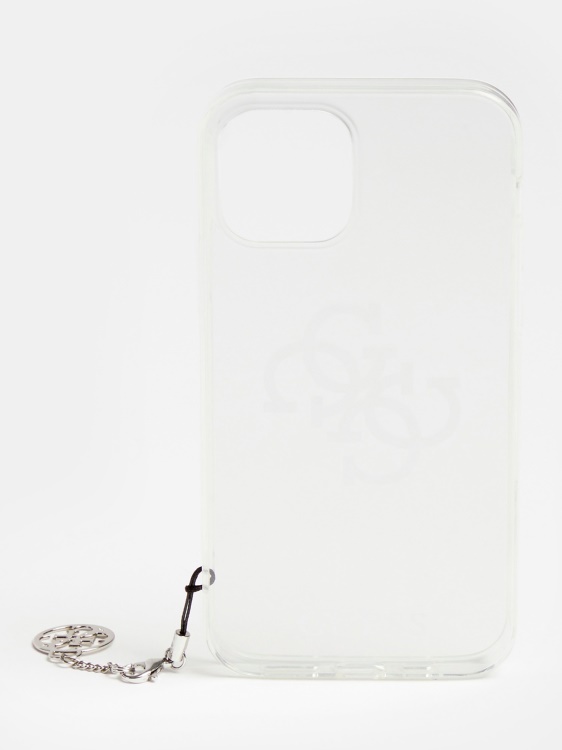 капак с лого на Iphone 12/12 Pro 4f Guess Silver