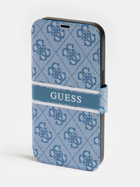 Blue Guess калъф тип книга за Iphone 13 Pro