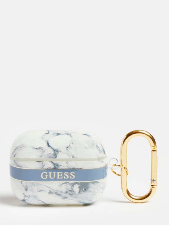 мраморен калъф Guess Blue Airpods Pro
