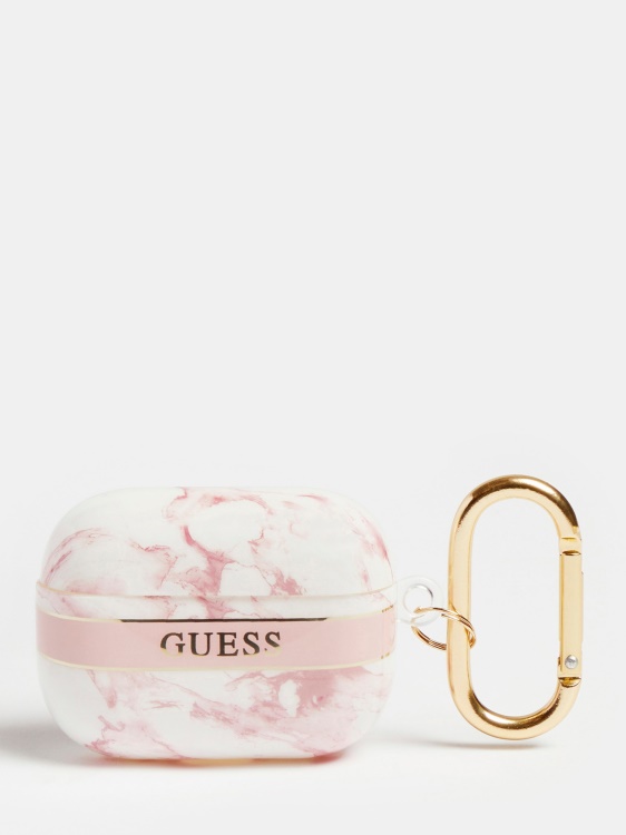 Guess Airpods Pro Marble Case розов