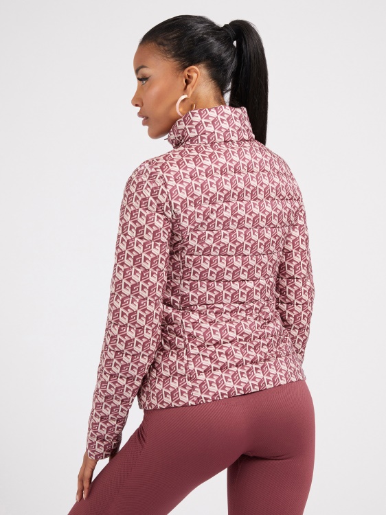 Guess All Over Logo Puffer