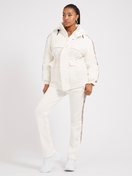 бял водоустойчив пуф Guess