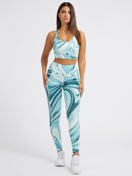 цял щампован клин Guess Blue