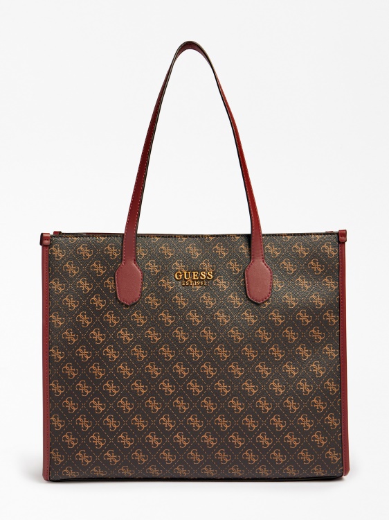 Black Guess Silvana 4g Logo Shopper