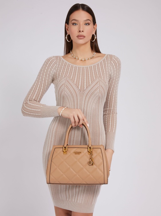 Guess бежова ватирана чанта Abey