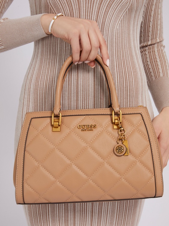 Guess бежова ватирана чанта Abey