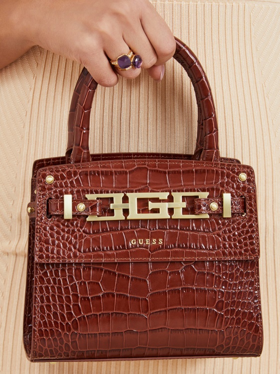 Guess кафява мини чанта Cristina