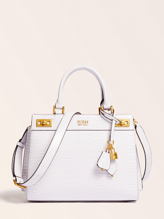дамска чанта Katey с крокодил, Guess Lilac