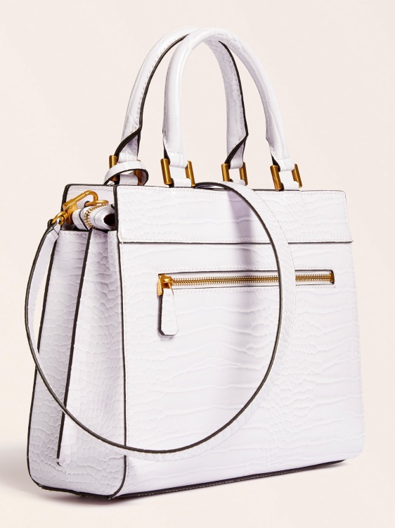 дамска чанта Katey с крокодил, Guess Lilac