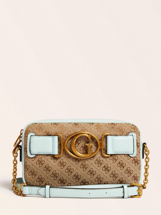 Guess светло синьо Aviana 4g лого мини Crossbody