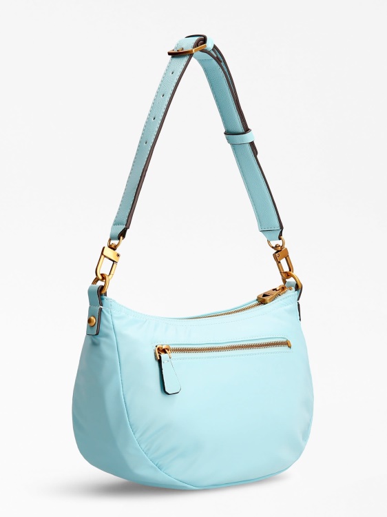 светло синьо Gemma Eco Hobo Guess
