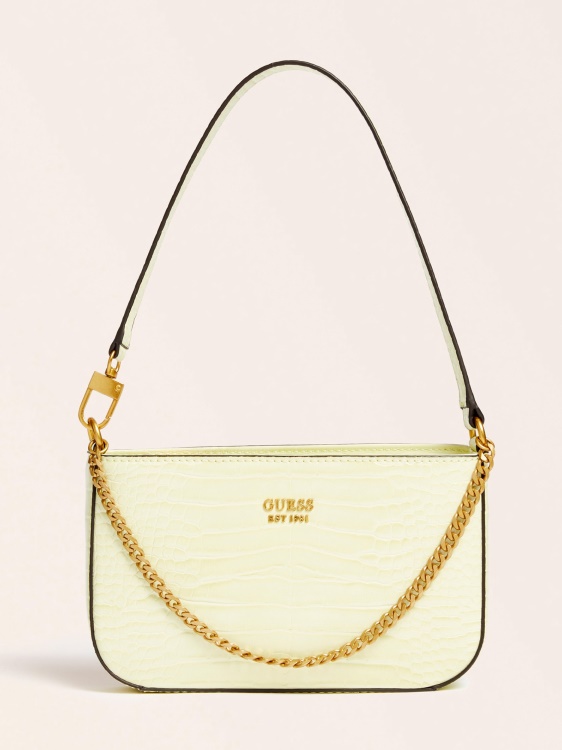 Lgl чанта за през рамо с крокодилна щампа Guess
