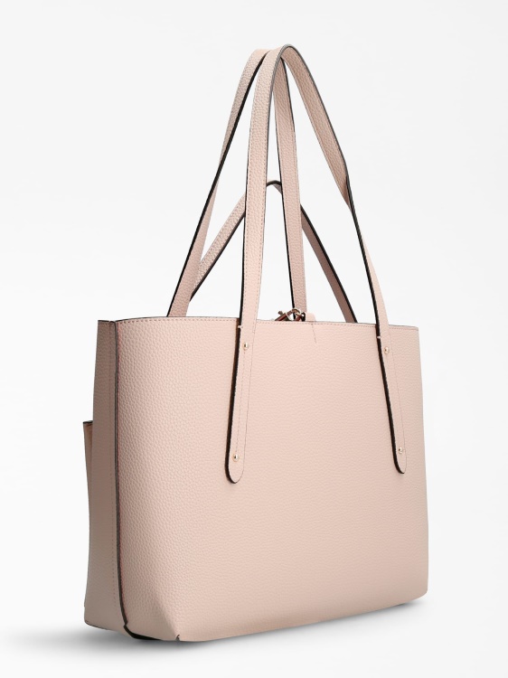 светло розово Guess Brenton Shopper Pochette