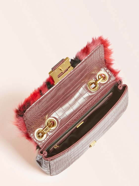 Guess Helma изкуствена кожа кръстосано червено
