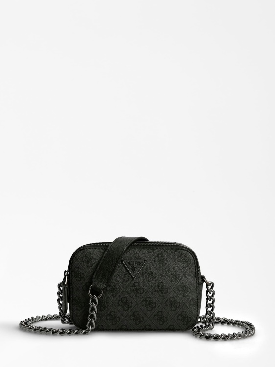 Guess Grey Multi Noelle Mini Crossbody