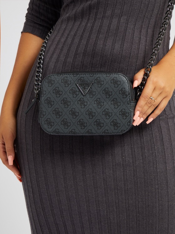 Guess Grey Multi Noelle Mini Crossbody