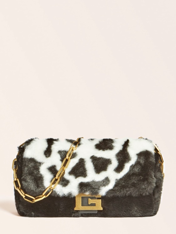Helma изкуствена кожа Crossbody Guess черно