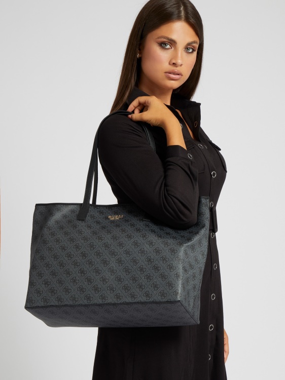 сиво Multi Guess Vikky 4g Logo Maxi Shopper