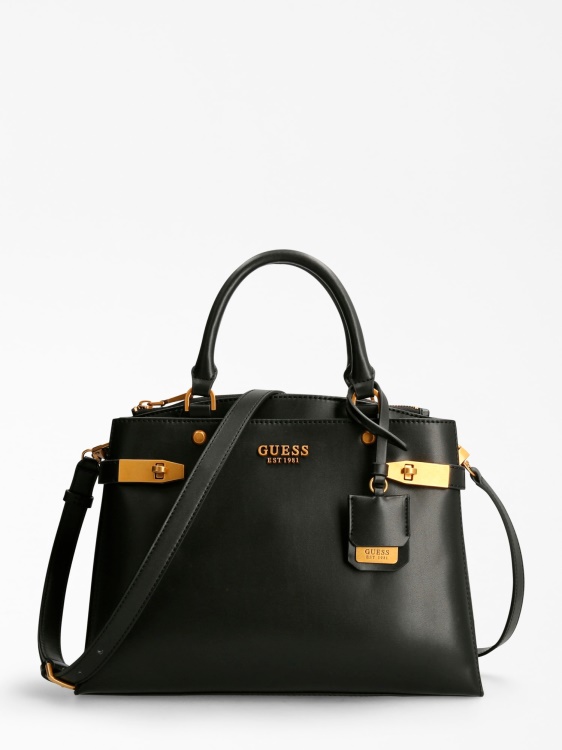 Guess черна дамска чанта Zadie Charm