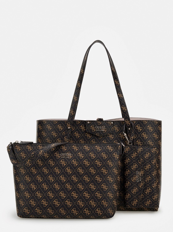 Guess Brown Brenton 4g Logo Shopper