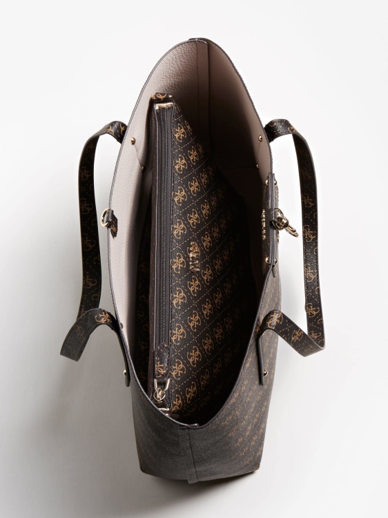Guess Brown Brenton 4g Logo Shopper
