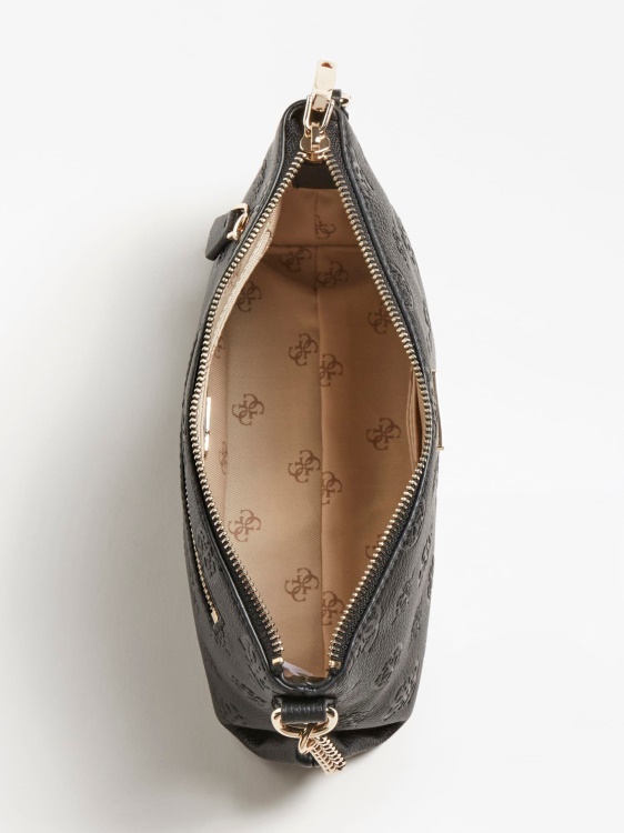 Black Helaina Mini Crossbody Guess
