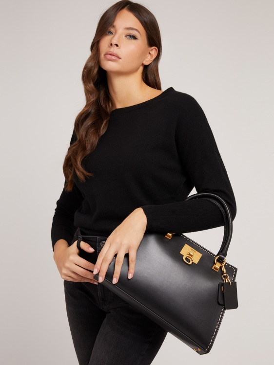 черна дамска чанта Stephi Guess