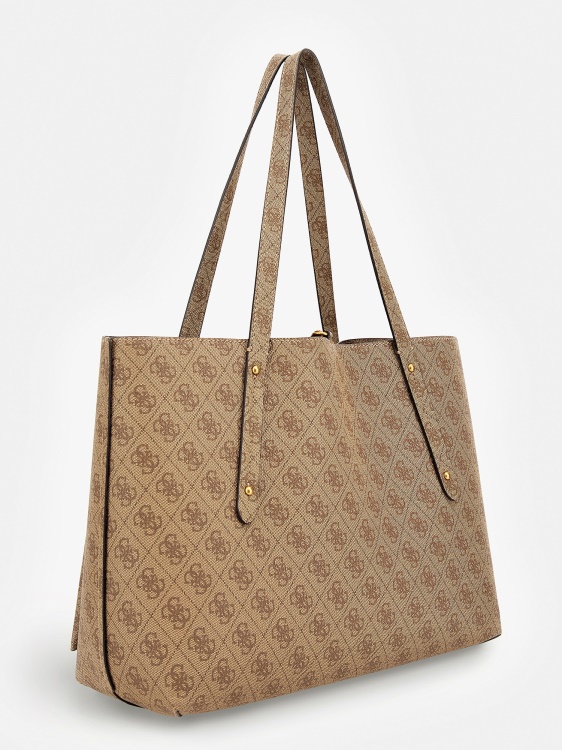 Eco Brenton 4g лого Shopper Beige Guess