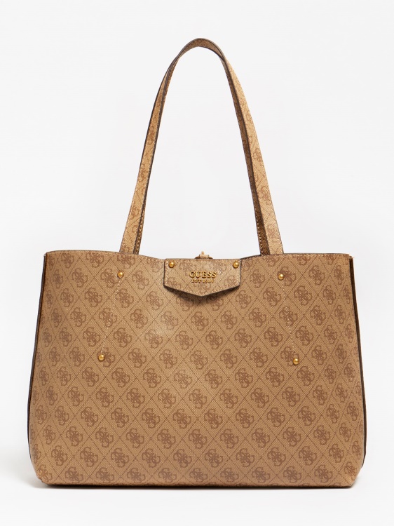 Eco Brenton 4g лого Shopper Beige Guess