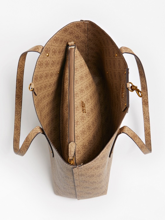 Eco Brenton 4g лого Shopper Beige Guess