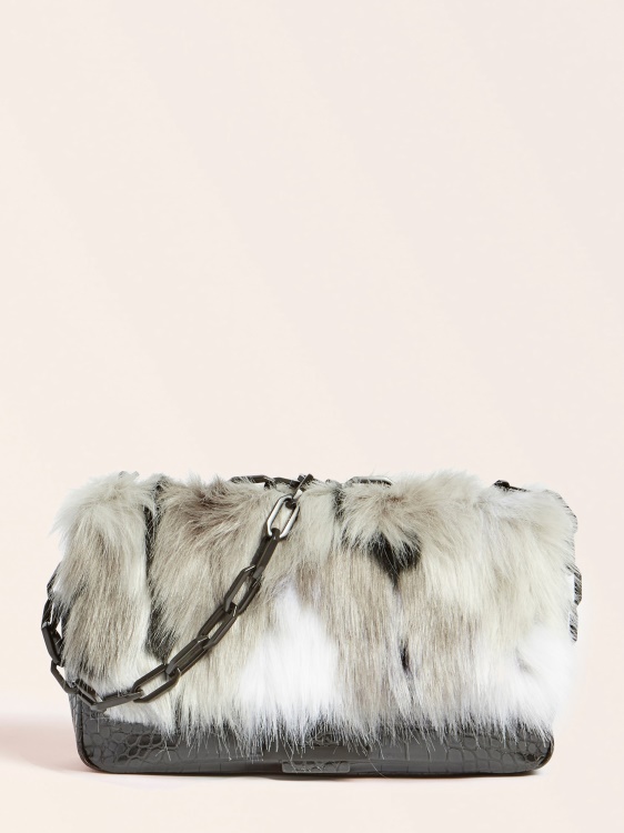 Guess Helma изкуствена кожа кръстосано черно