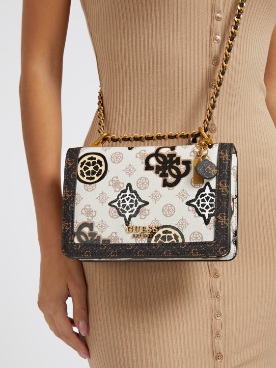 Abey 4g Bojour Logo мини Crossbody крем Guess