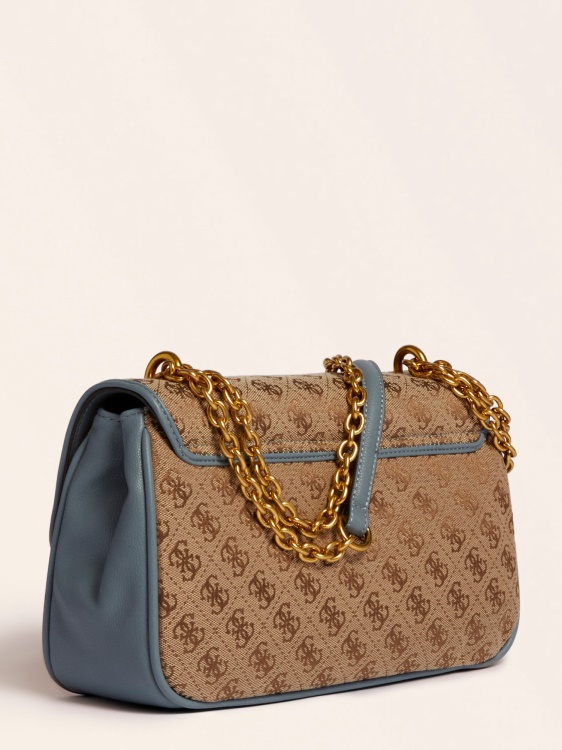 Blue Aileen 4g чанта през рамо с лого Guess