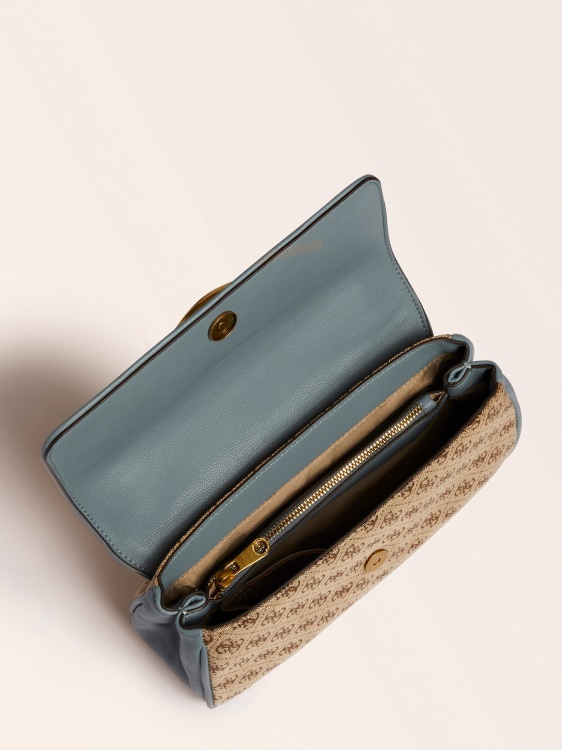 Blue Aileen 4g чанта през рамо с лого Guess