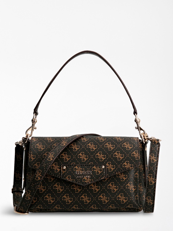 Guess кафява еко чанта Brenton