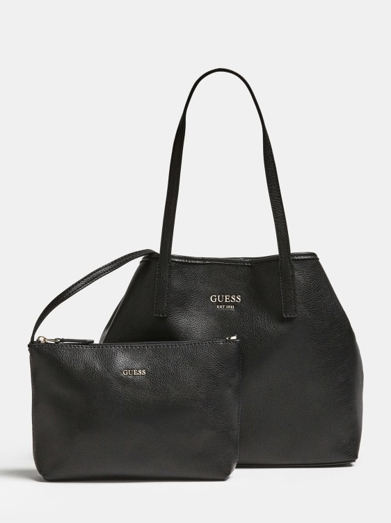 Guess Vikky Shopper с чантичка черна
