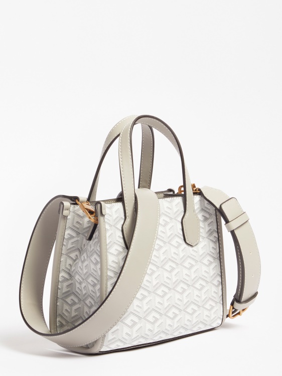 Silvana G Cube лого микро чанта Guess крем