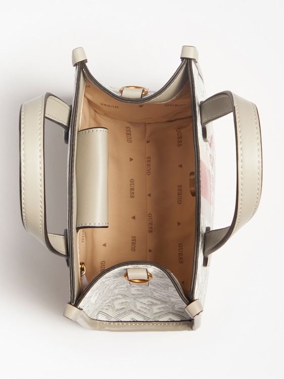 Silvana G Cube лого микро чанта Guess крем