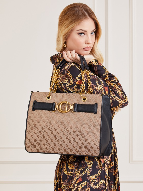 Guess Aileen 4g Logo Shopper черно