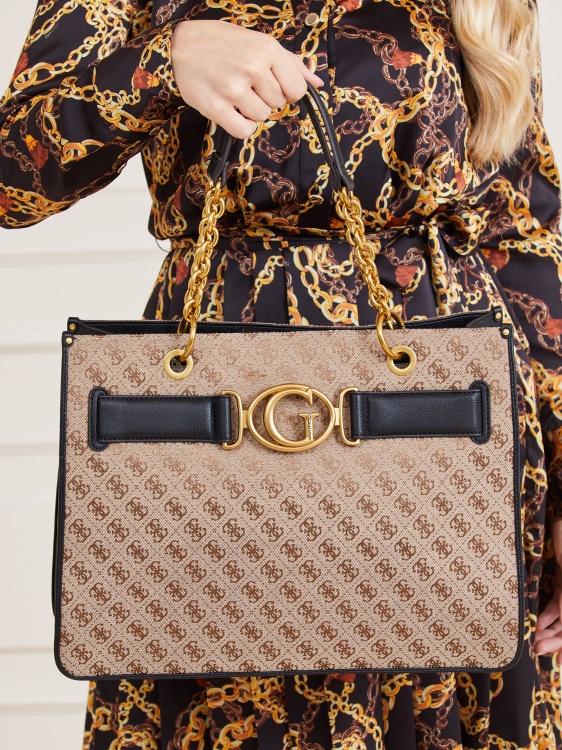 Guess Aileen 4g Logo Shopper черно